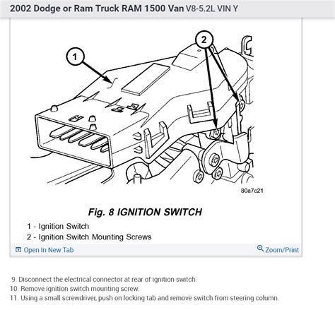 Dodge Ram ignition box diagram